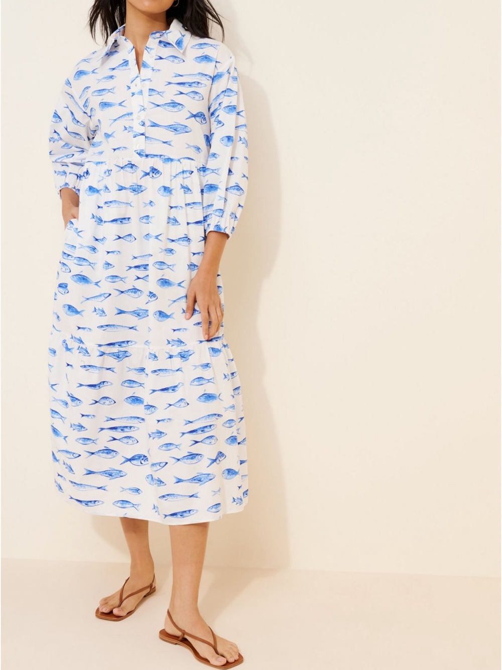 Anthropologie Maeve The Bettina Shirt Dress